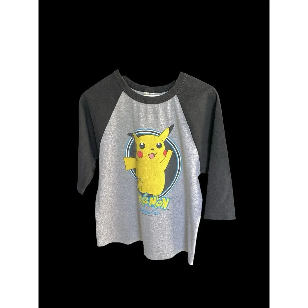 Vintage Pokémon Meowth 1999 Kids T-Shirt Sz Youth Large Women's Sz XS